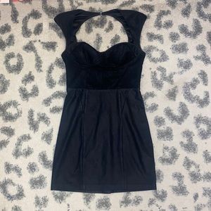 Sexy  GUESS black bustier cocktail dress